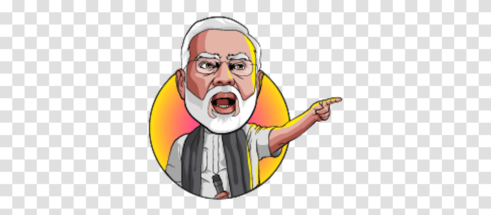 Narendra Modi Images Narendra Modi Cartoon, Person, Human, Face, Performer Transparent Png