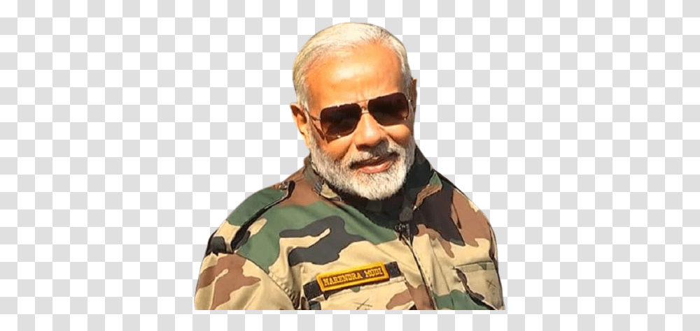 Narendra Modi Images With Background Modi Hows The Josh, Sunglasses, Accessories, Accessory, Military Uniform Transparent Png