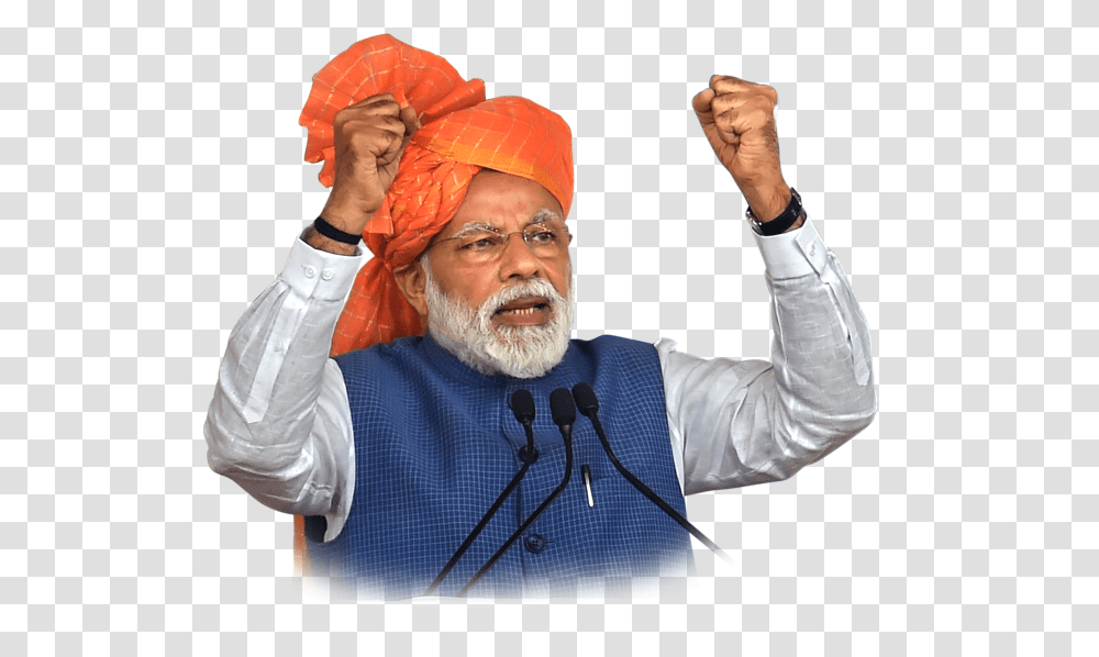 Narendra Modi Narendra Modi, Apparel, Person, Turban Transparent Png