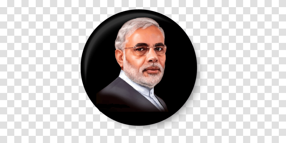 Narendra Modi Narendra Modi Digital Painting, Face, Person, Head, Performer Transparent Png