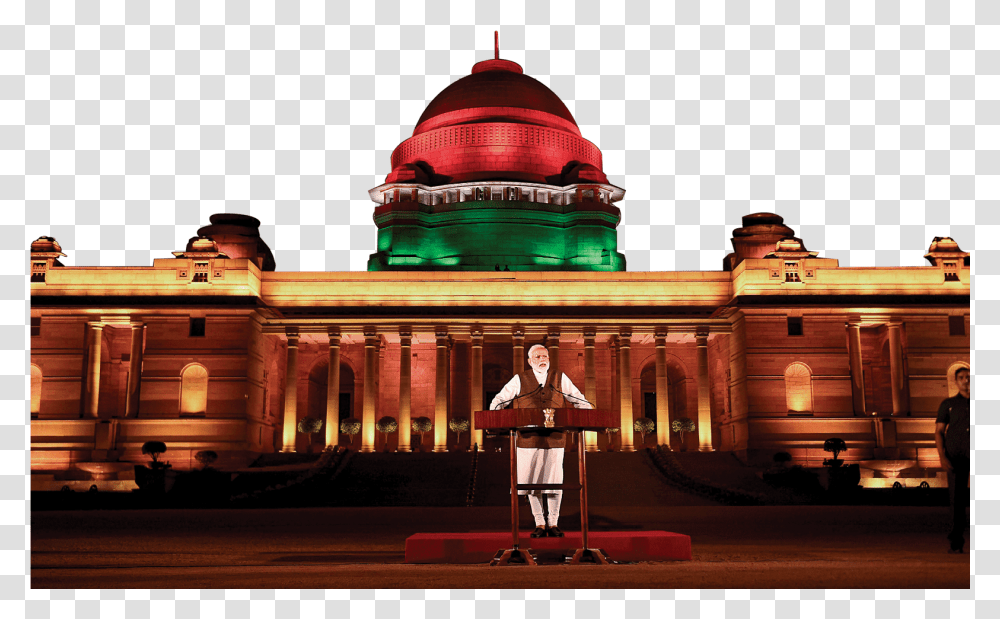 Narendra Modi, Person, Architecture, Building, Dome Transparent Png