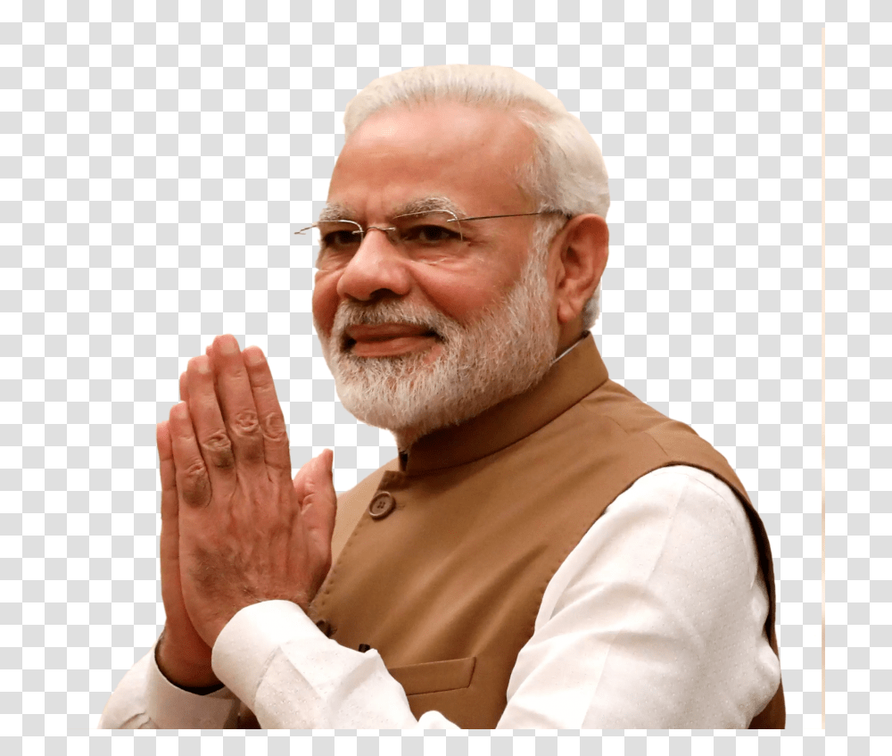Narendra Modi, Person, Human, Face, Beard Transparent Png