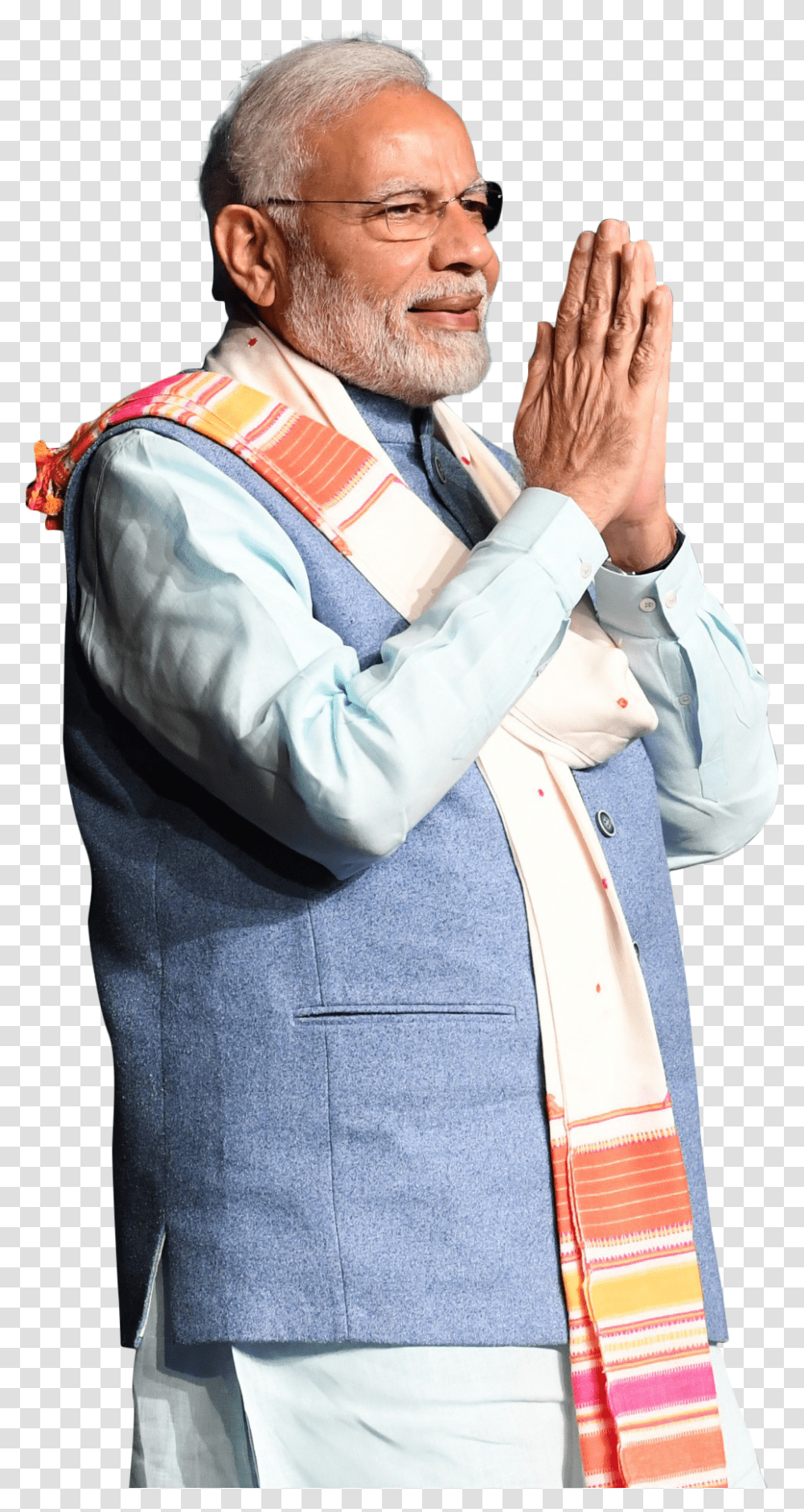 Narendra Modi Photo, Person, Shirt, Sleeve Transparent Png