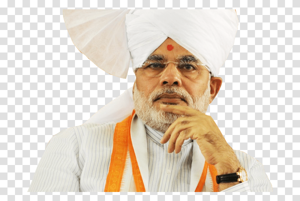 Narendra Modi Prime Minister India, Person, Face, Chef Transparent Png