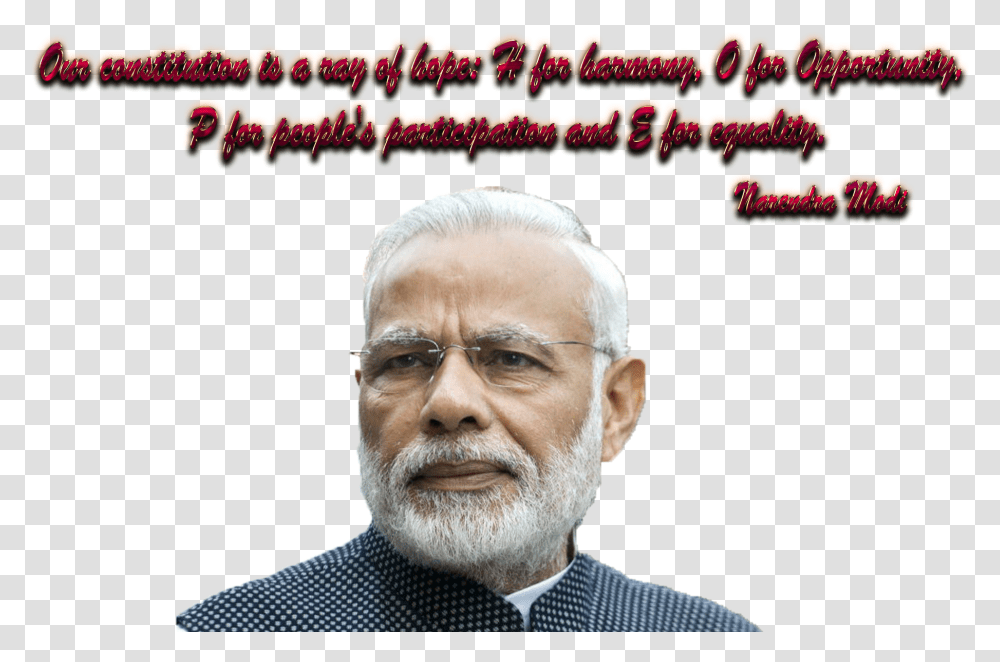 Narendra Modi Quotes Photo Background Narendra Modi Images Download Free, Face, Person, Beard, Glasses Transparent Png