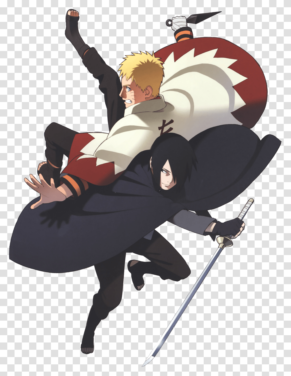 Naruto And Sasuke, Ninja, Person, Human, Manga Transparent Png