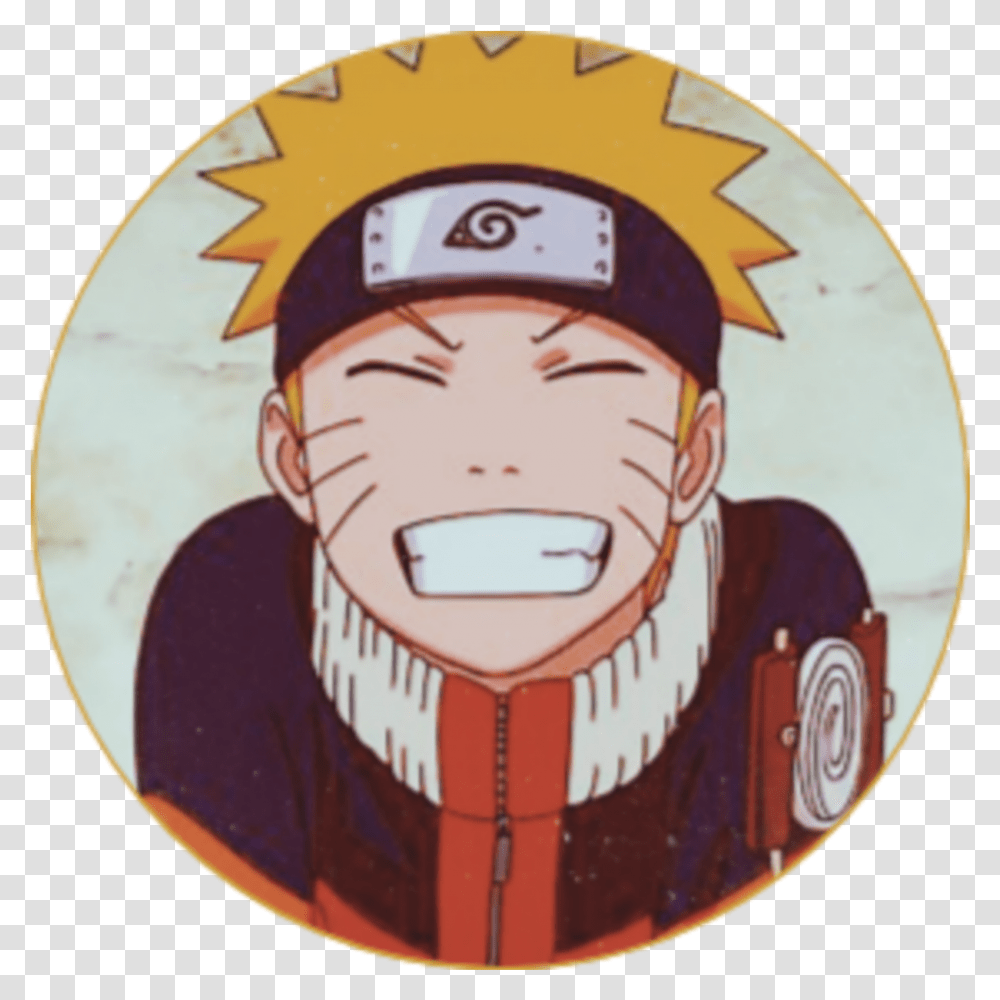 Naruto Anime Cute Love Aesthetic Sticker By Saturuno Aesthetic Naruto Icons, Label, Text, Helmet, Clothing Transparent Png