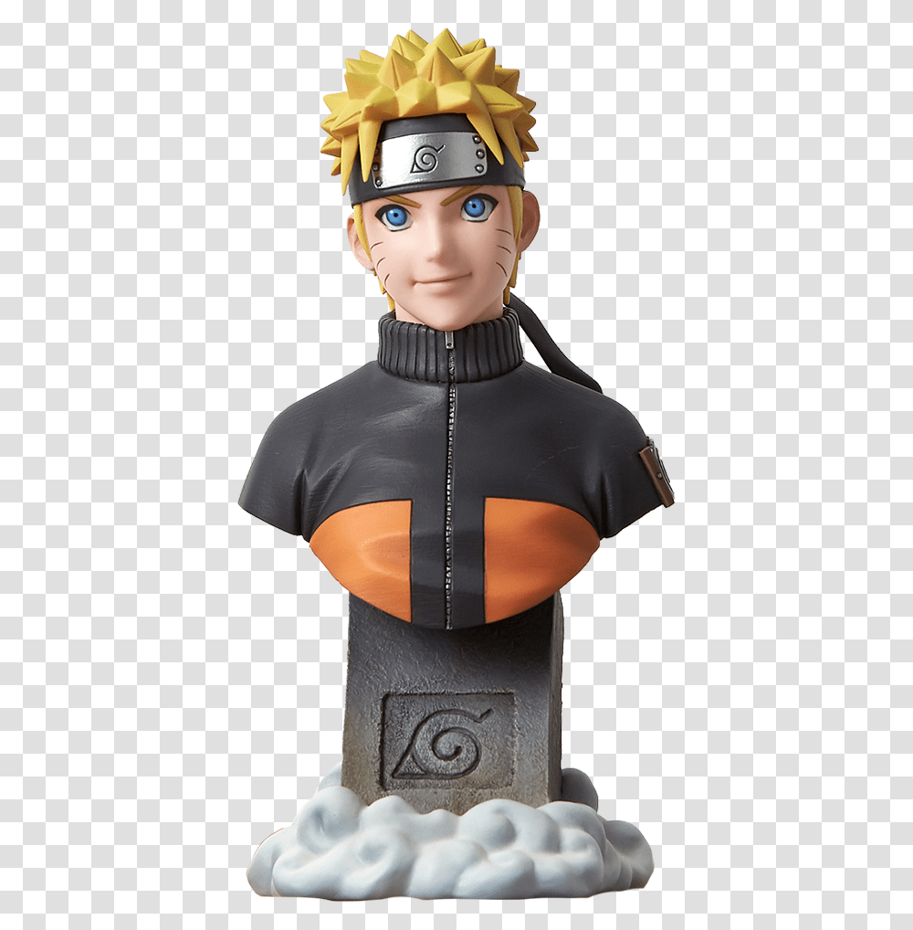 Naruto Bust, Person, Head, Cape Transparent Png