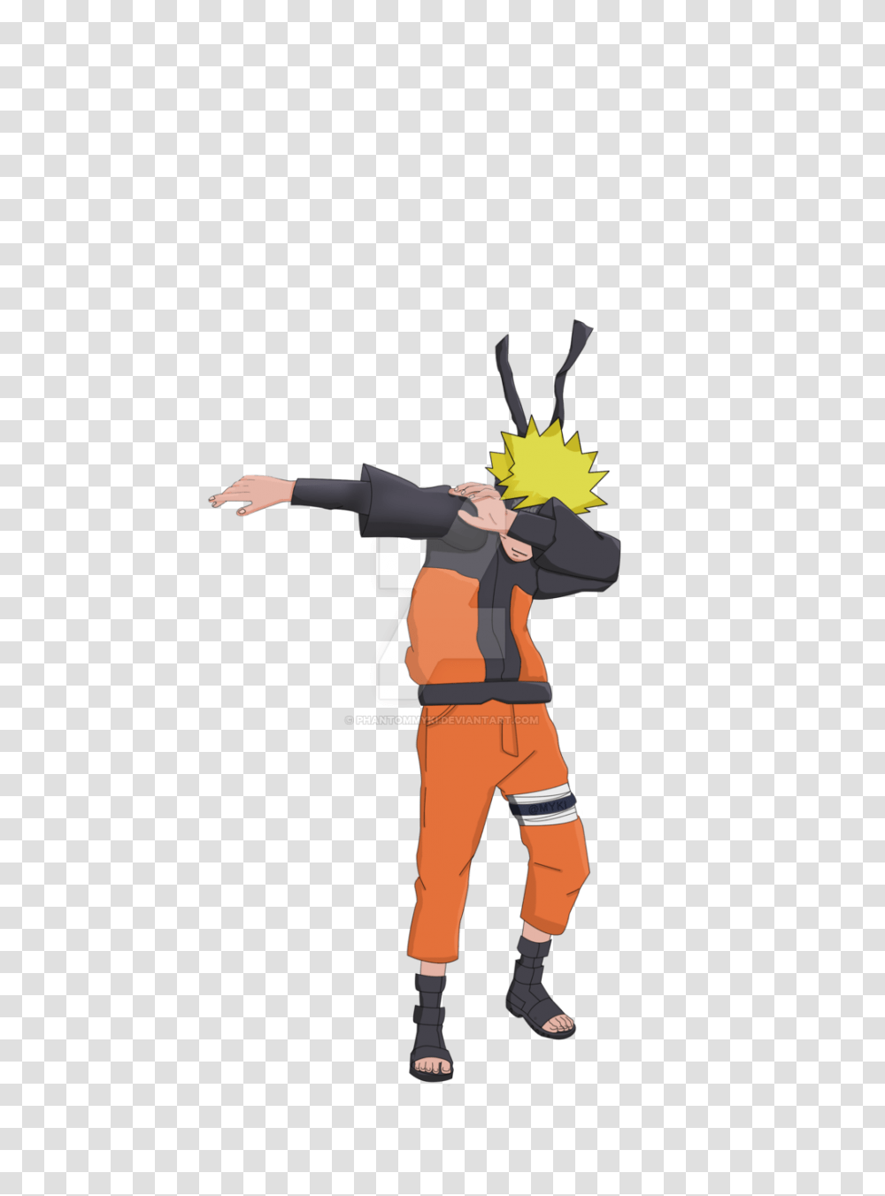 Naruto Dabbing, Person, Costume, Hand Transparent Png