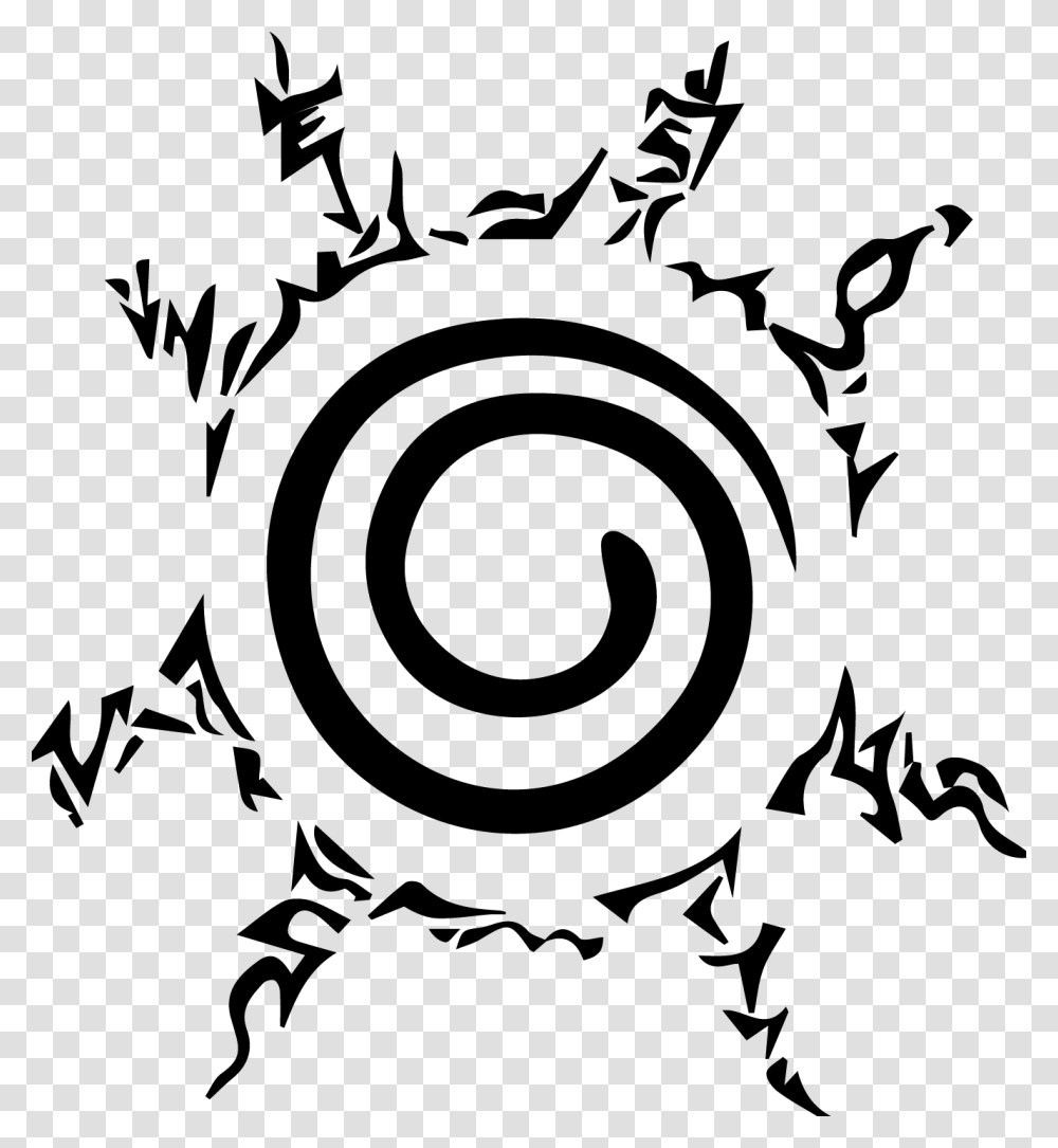 Naruto Logo Naruto Seal, Stencil Transparent Png