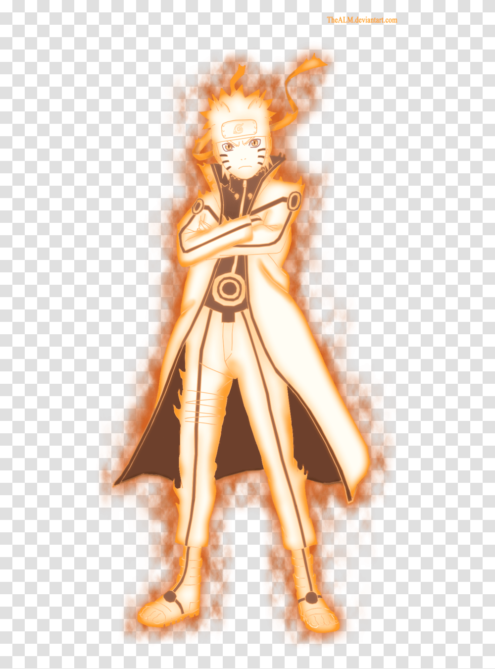 Naruto Nine Tails Chakra Mode, Person, Human, Leisure Activities, Musical Instrument Transparent Png