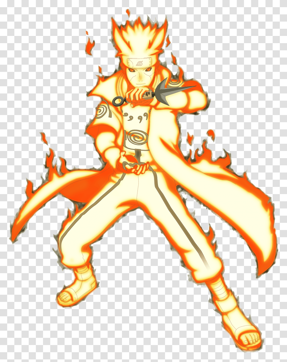 Naruto Nine Tails, Crowd, Drawing, Toy Transparent Png