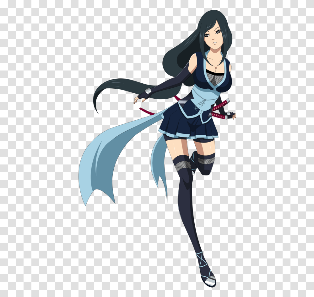 Naruto Oc Female, Person, Comics, Book, Manga Transparent Png