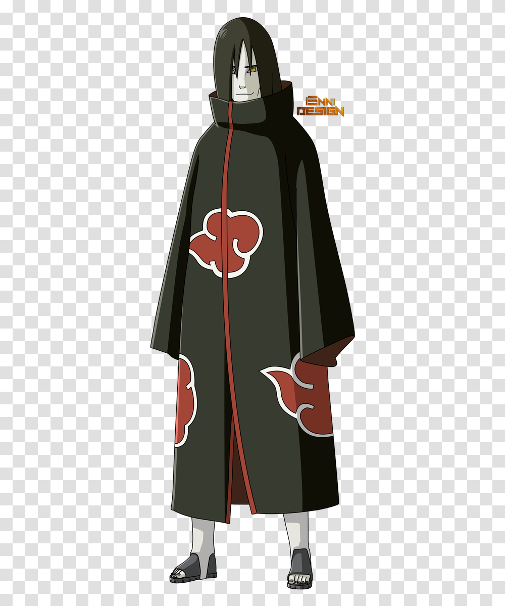 Naruto Orochimaru Akatsuki, Apparel, Fashion, Cloak Transparent Png