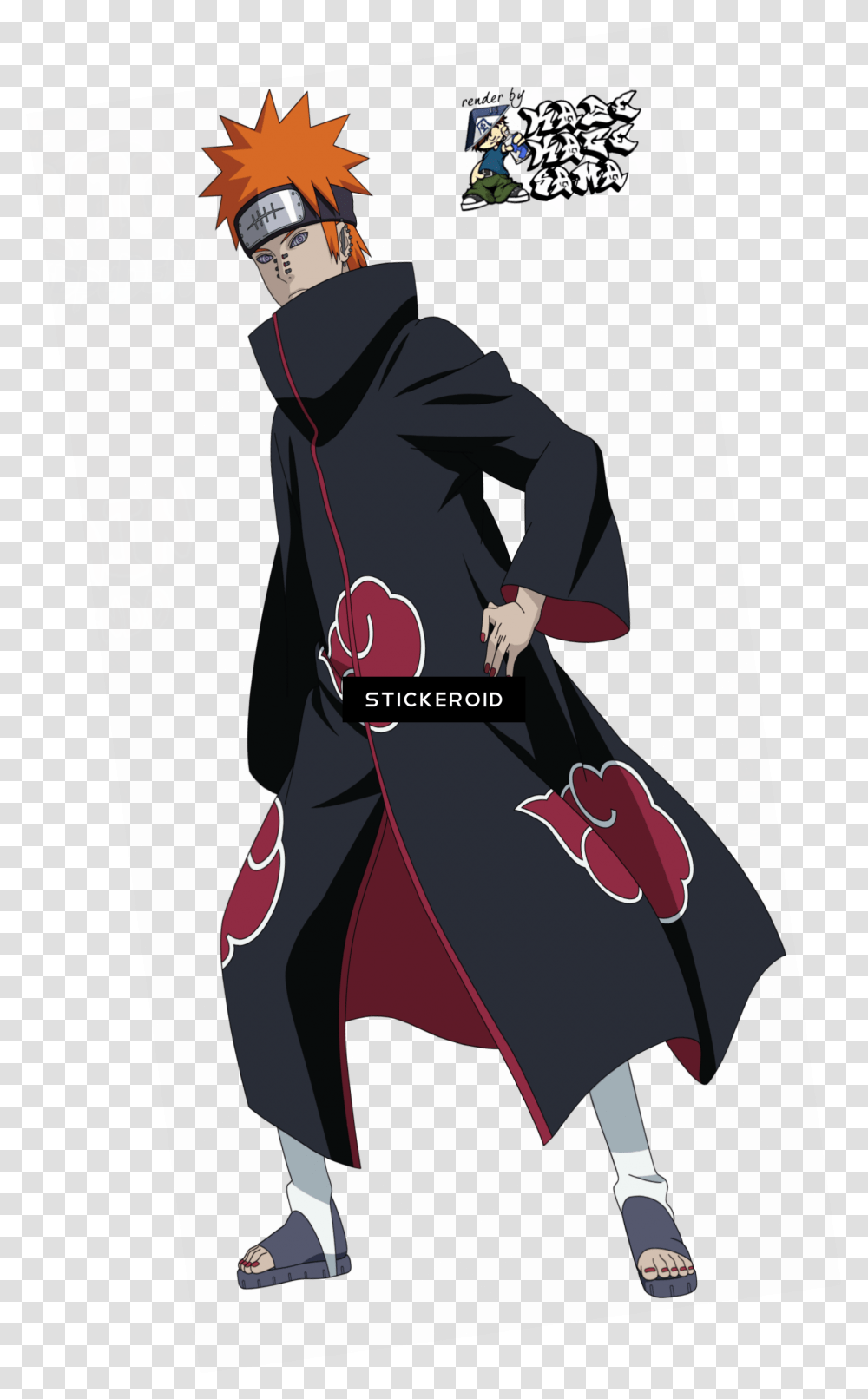 Naruto Pain Akatsuki, Poster, Advertisement, Apparel Transparent Png