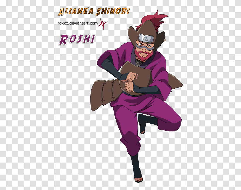 Naruto Roshi Render, Person, Poster, Advertisement Transparent Png