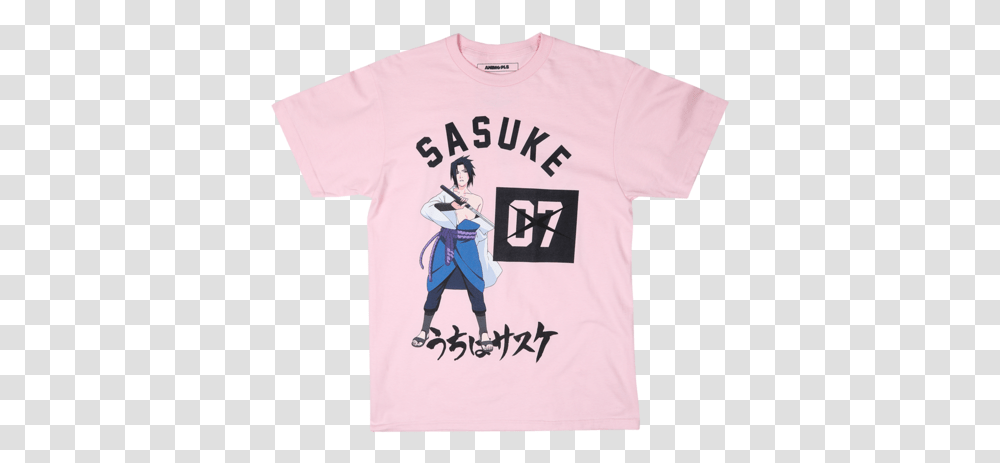Naruto Sasuke And Sakura Pink Tee, Clothing, Apparel, Person, Human Transparent Png