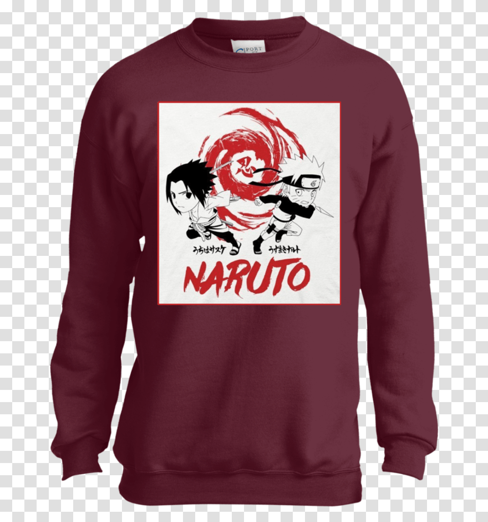 Naruto Shippuden Shinobi Chibi Youth Ls Shirtsweatshirthoodie T Shirt, Sleeve, Apparel, Long Sleeve Transparent Png