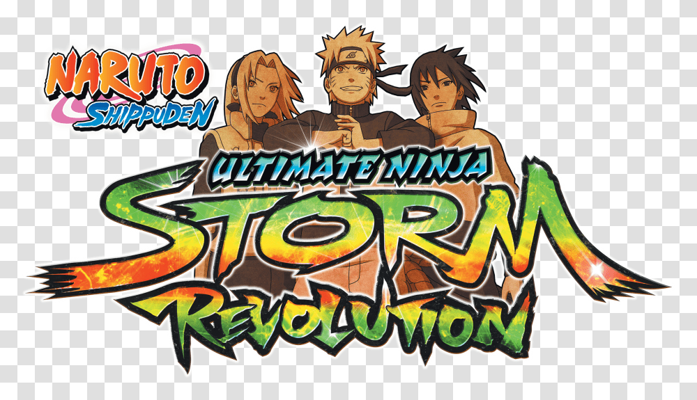 Naruto Shippuden Ultimate Ninja Storm Revolution Logo, Word, Leisure Activities, Theme Park, Amusement Park Transparent Png