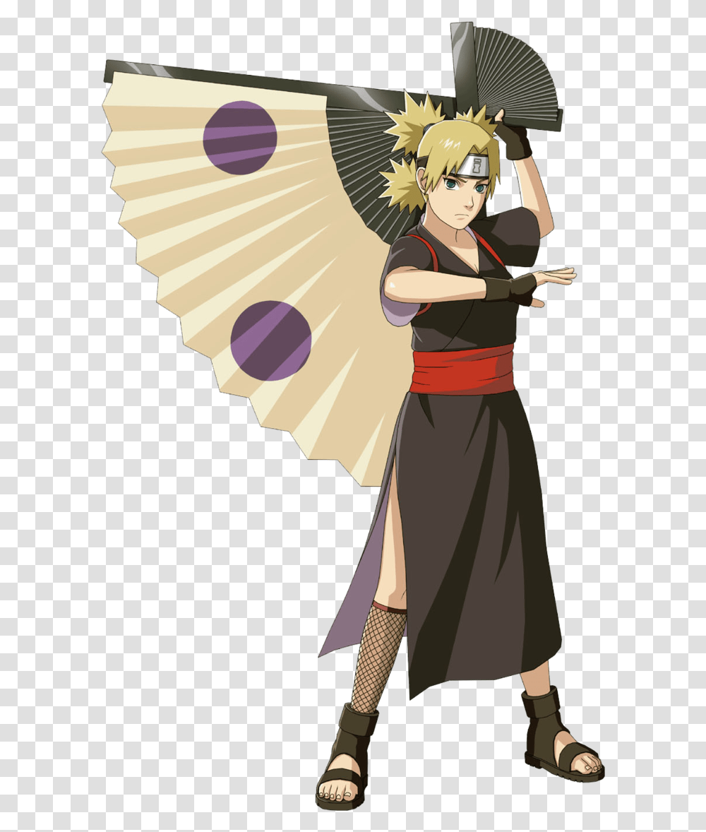 Naruto Temari, Costume, Person, Dress Transparent Png