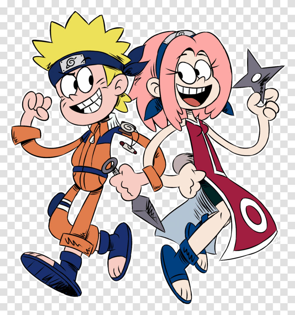 Naruto The Loud House, Person, Drawing Transparent Png