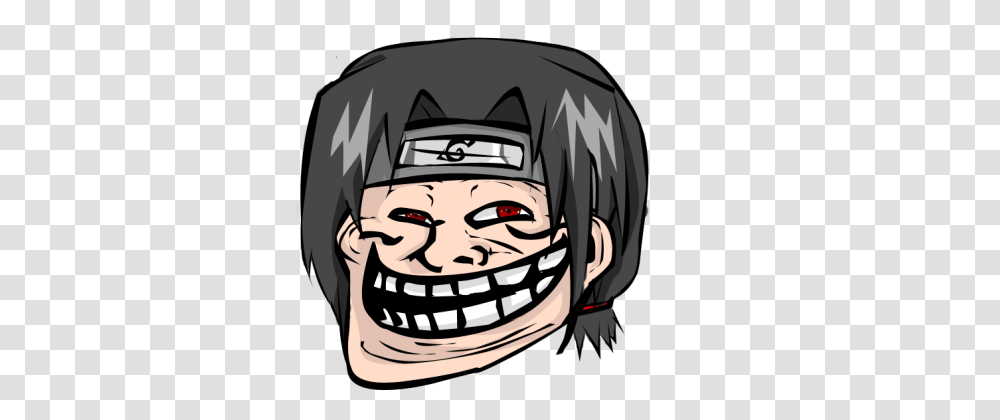 Naruto Troll, Face, Helmet, Head, Book Transparent Png