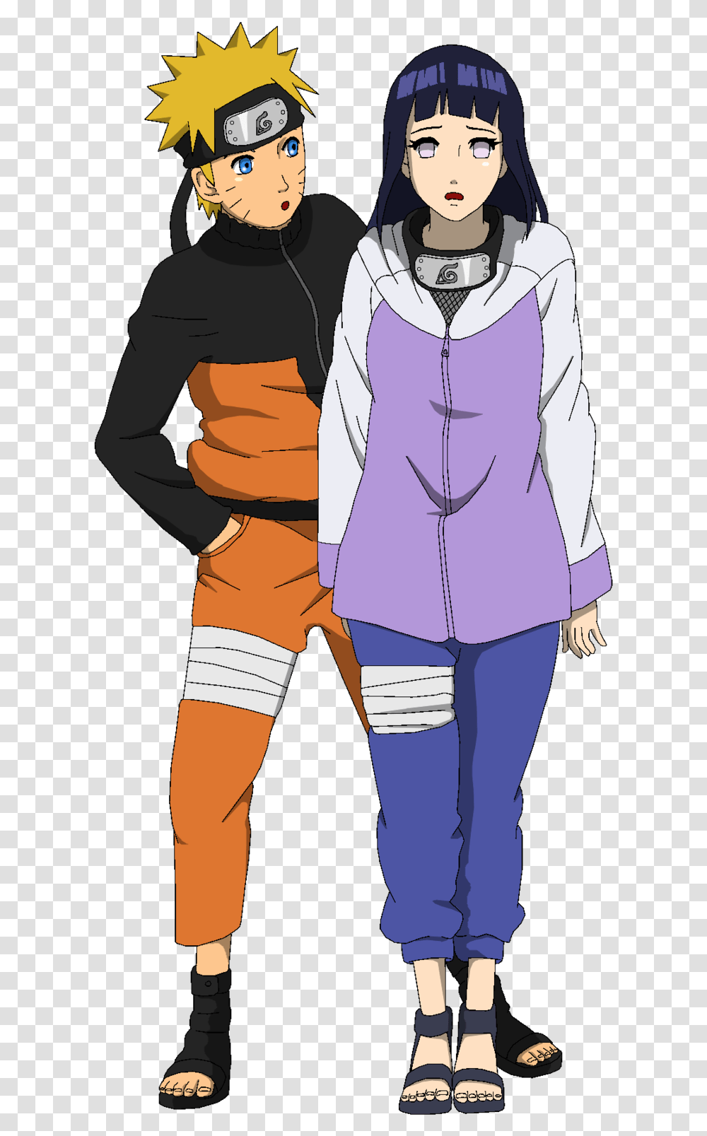Naruto Y Hinata, Sleeve, Person, Long Sleeve Transparent Png