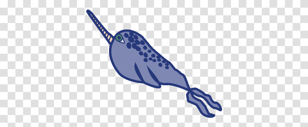 Narwal Animal Sticker Narwhal, Whale, Mammal, Sea Life, Dolphin Transparent Png