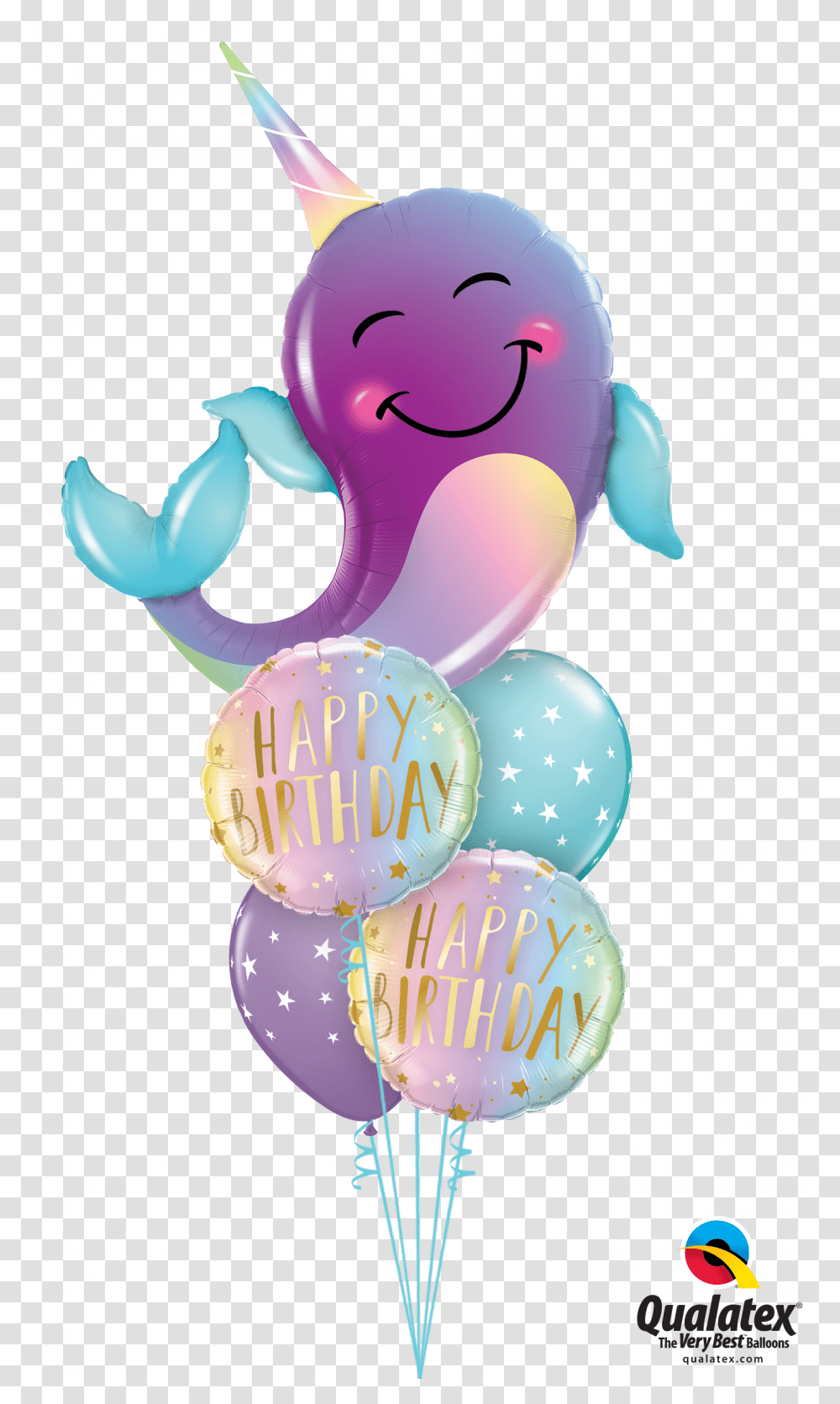 Narwhal Balloon, Pattern Transparent Png