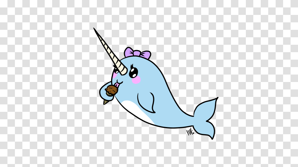 Narwhal Clipart Narwal, Animal, Sea Life, Mammal, Whale Transparent Png