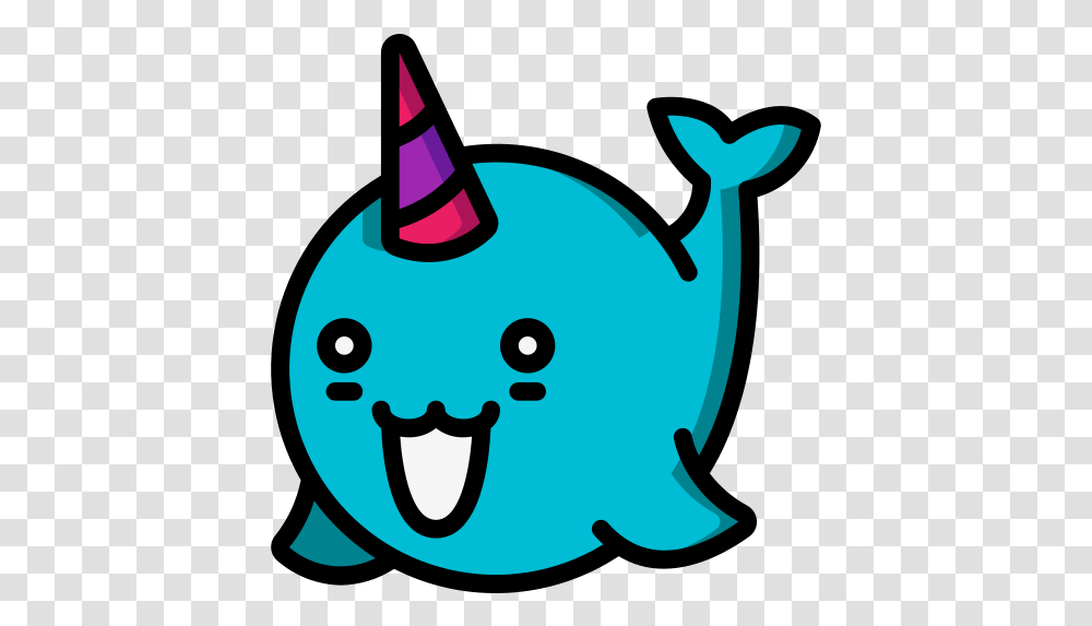 Narwhal Happy, Clothing, Apparel, Animal, Mammal Transparent Png