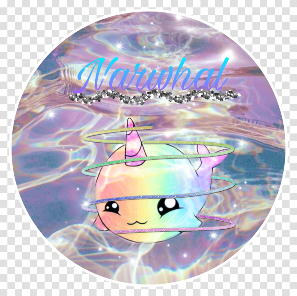 Narwhal Narwal Narwhale Narwhaledits Cd, Disk, Dvd, Sphere Transparent Png