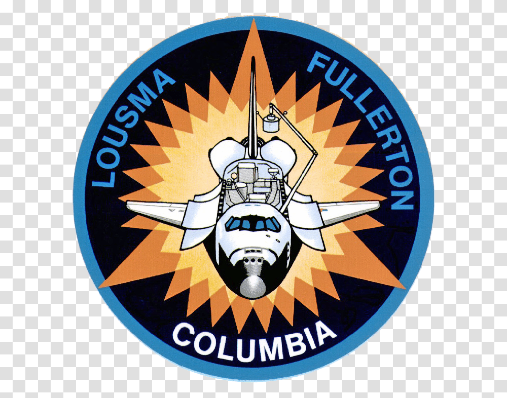 Nasa Columbia Mission Patch, Logo, Trademark, Badge Transparent Png