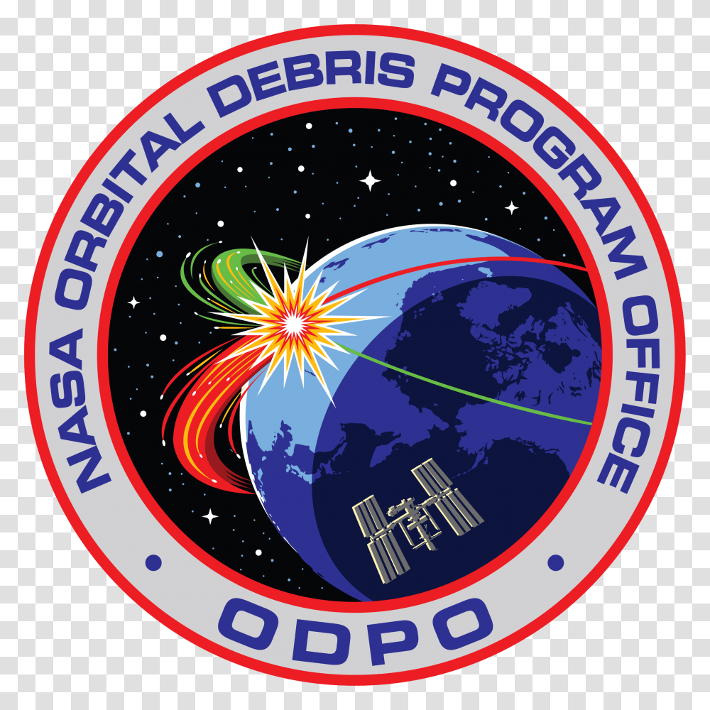 Nasa Orbital Debris Program Office Logo, Label, Trademark Transparent Png