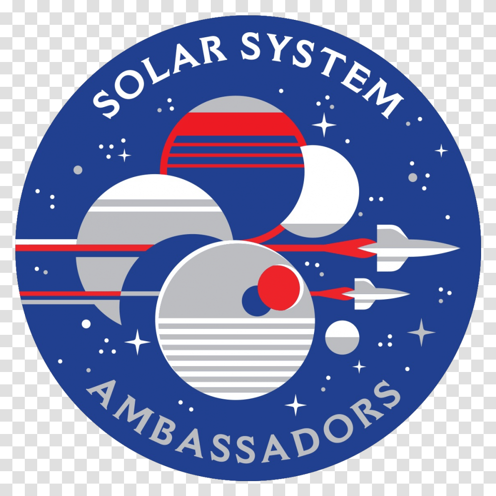Nasa Solar System Ambassador, Logo, Label Transparent Png