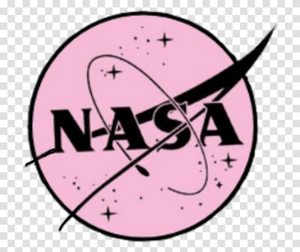 Nasa Space Newsticker Mysticker Pink Nasa Pink, Text, Clock Tower, Leisure Activities, Logo Transparent Png