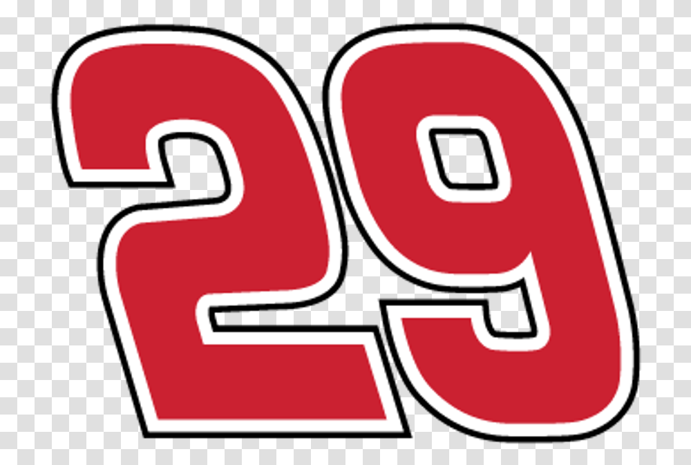 Nascar 29 Number Logo Racing Kevinharvick Harvick Kevin Harvick 29, Alphabet, Label Transparent Png