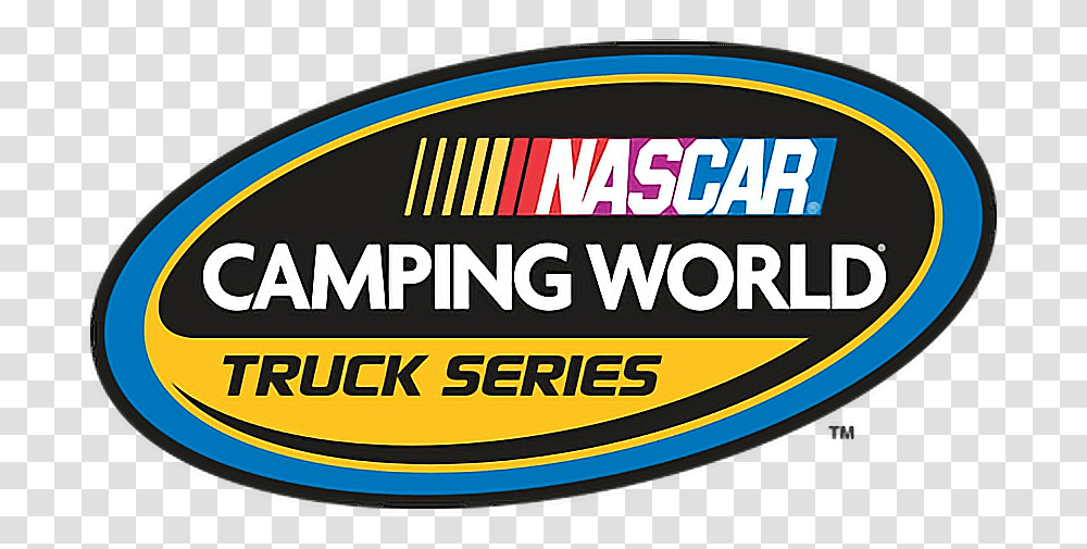 Nascar Logo Oval Camping World Truck Series Nascar Camping World Logo, Word, Label Transparent Png