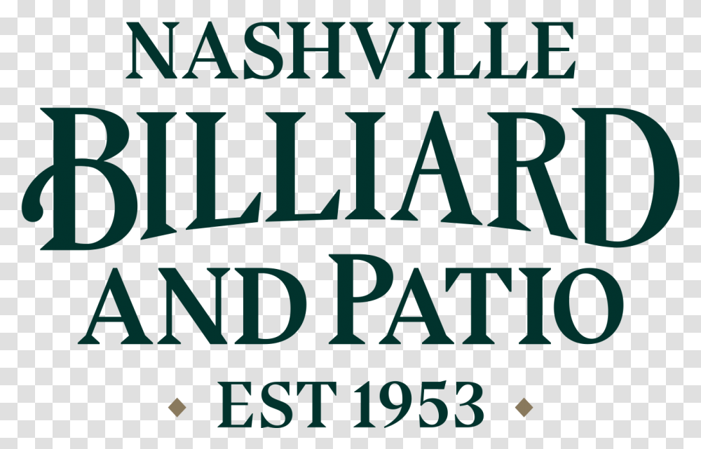 Nashville Billiard Logo Calligraphy, Word, Alphabet, Poster Transparent Png
