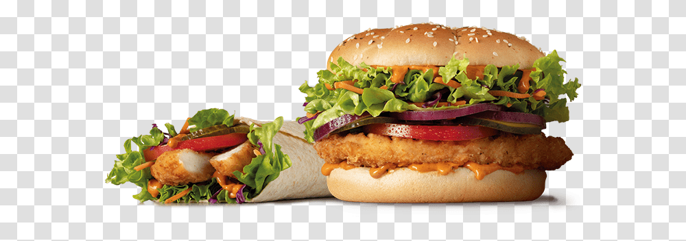 Nashville Chicken Burger Mcdonalds, Food, Lunch, Meal, Sandwich Transparent Png