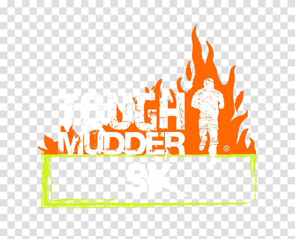 Nashville Mud Run Tough Mudder, Person, Fire, Logo Transparent Png