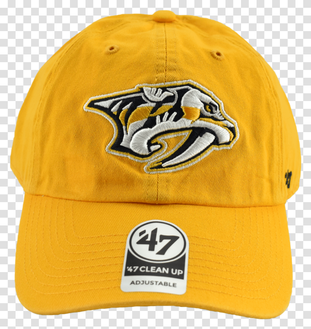Nashville Predators Yellow 47 Nhl Dad Hat Nashville Predators Hat, Apparel, Baseball Cap Transparent Png