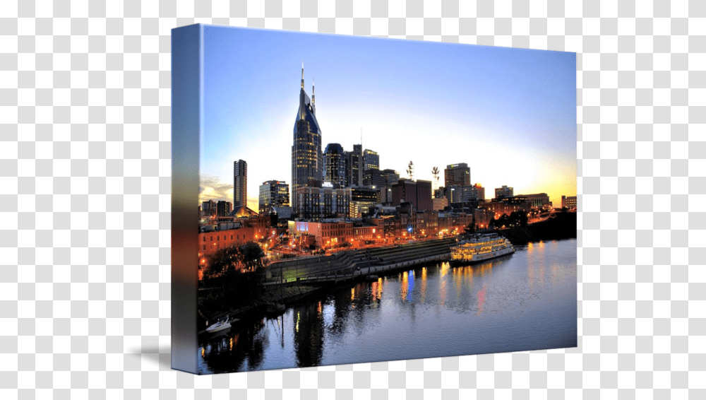 Nashville Skyline Cityscape Art Photography Nashville, Urban, Building, High Rise, Downtown Transparent Png