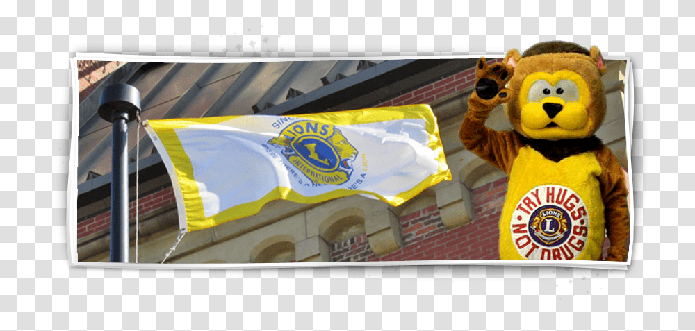 Nashwaaksis Lions Club Logo, Teddy Bear, Banner, Flag Transparent Png