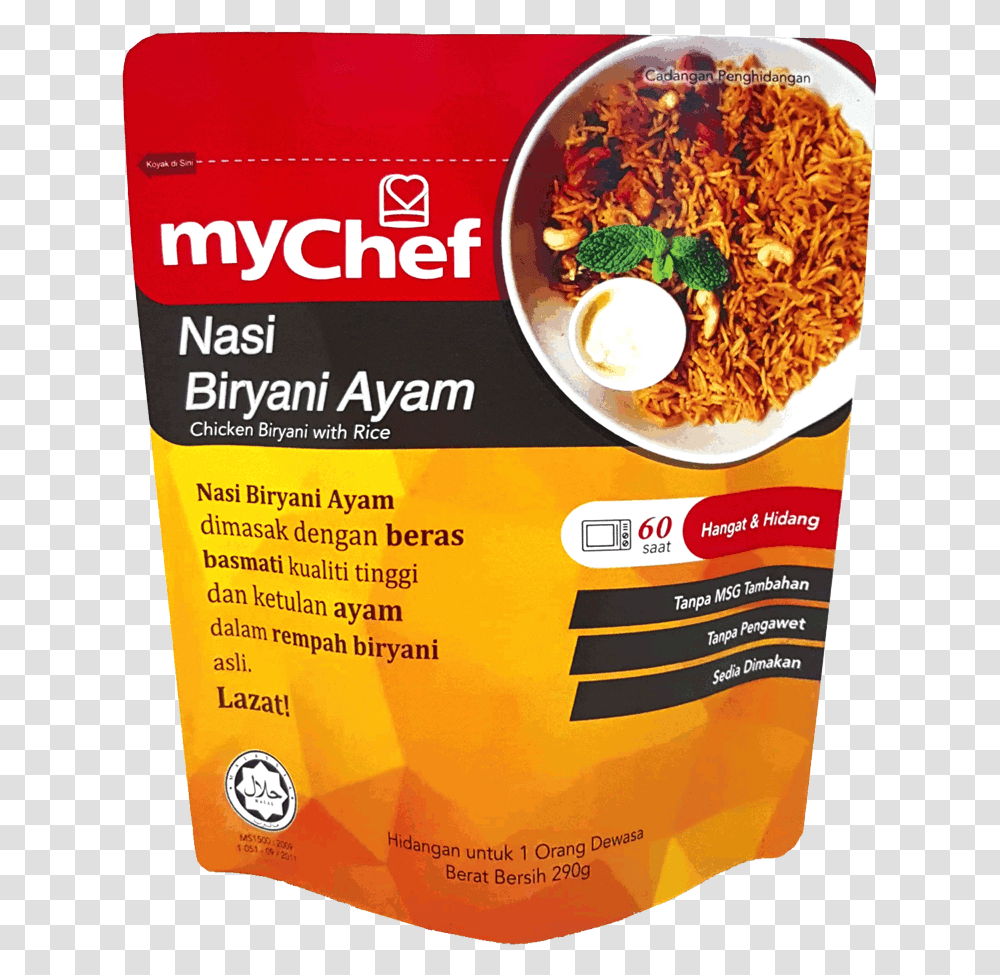 Nasi Ayam - Mychef Orang, Egg, Food, Meal, Noodle Transparent Png