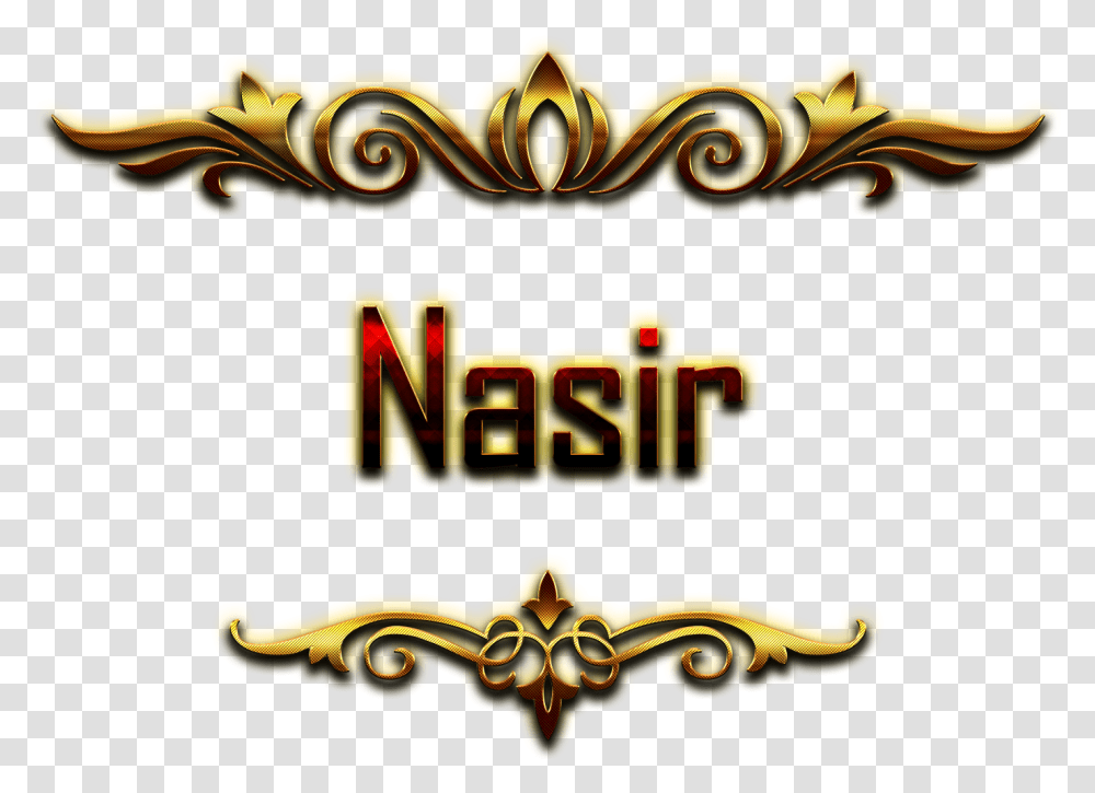 Nasir Decorative Name Harsh Name, Slot, Gambling, Game, Emblem Transparent Png