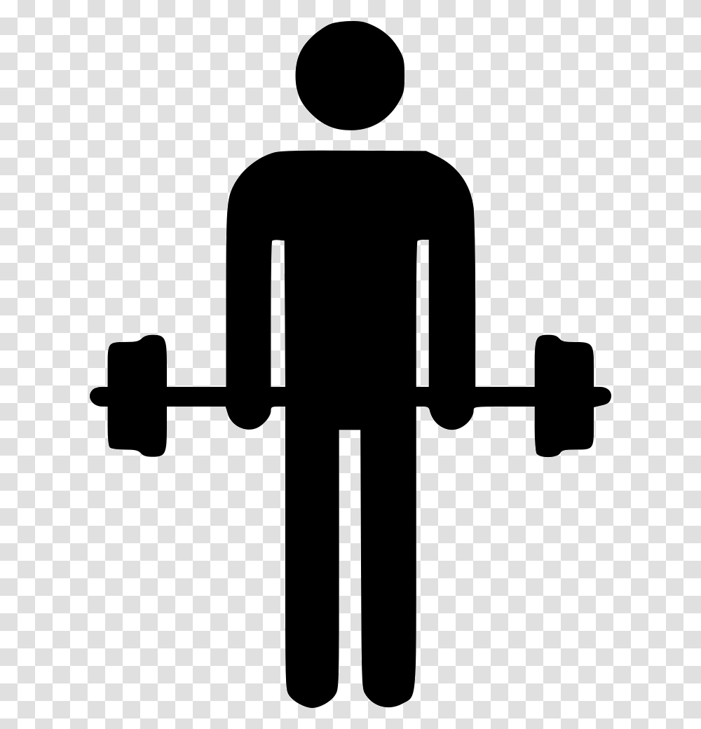 Nastic Dumbbell Strength Weight Man Person Green, Silhouette, Stencil, Sign Transparent Png