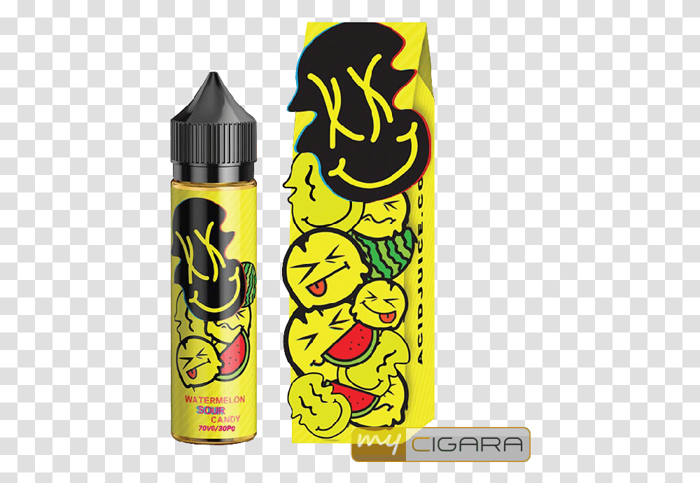 Nasty Acid Juice Watermelon Sour Candy Shake Amp Vape Acid Juice Pineapple Sour Candy, Tin, Bottle, Spray Can, Cosmetics Transparent Png