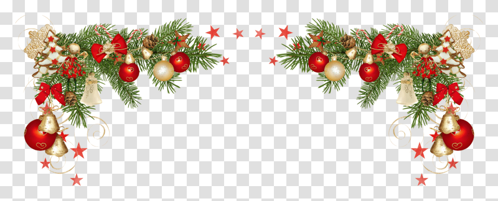 Natal Christmas Background Border Christmas Clip Art, Tree, Plant, Conifer, Yew Transparent Png