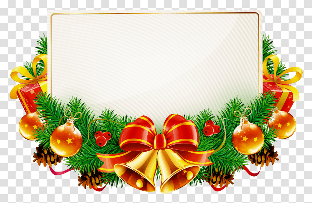 Natal Em Christmas Frame, Floral Design, Pattern Transparent Png